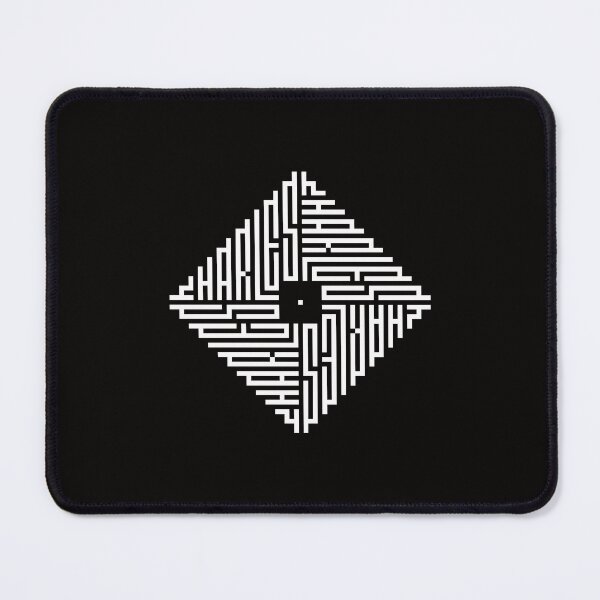 Item preview, CHARLES | White | Modern Geometric Kufi Calligraphy | From Name to Art designed and sold by FOR YOUR NAME.