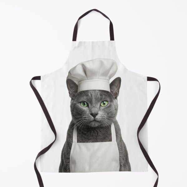 Item preview, Funny Korat Cat Chef Realistic Animal Cooking Humor Art designed and sold by LazyOwlStore.