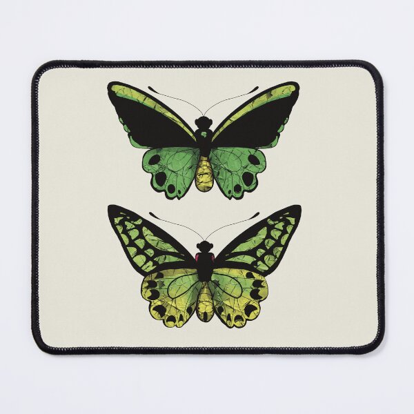 Item preview, Richmond Birdwing Butterfly Male and Female  designed and sold by Karin Taylor.
