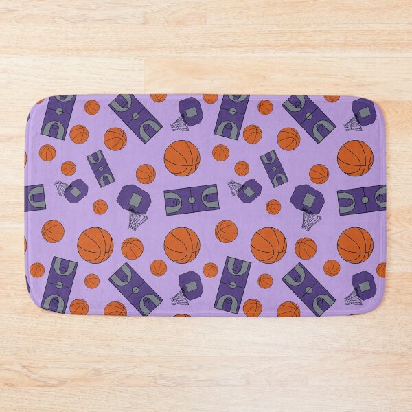 Item preview, Basketball seamless pattern purples designed and sold by SeamlessArtists.