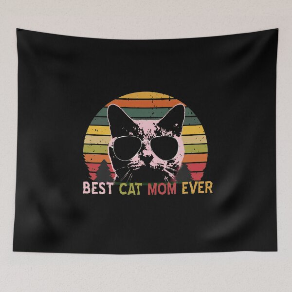 Item preview, Best Cat MOM Ever - Vintage Retro Cat MOM Gift designed and sold by Dmo3HarkoArt.