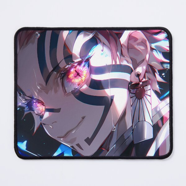 Item preview, Akaza Demon Slayer Neon Frost Gaze Anime designed and sold by earlobejerk.