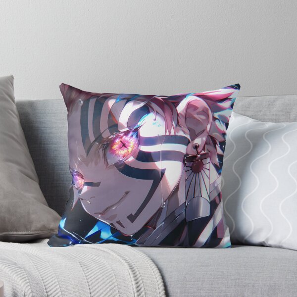 Item preview, Akaza Demon Slayer Neon Frost Gaze Anime designed and sold by earlobejerk.