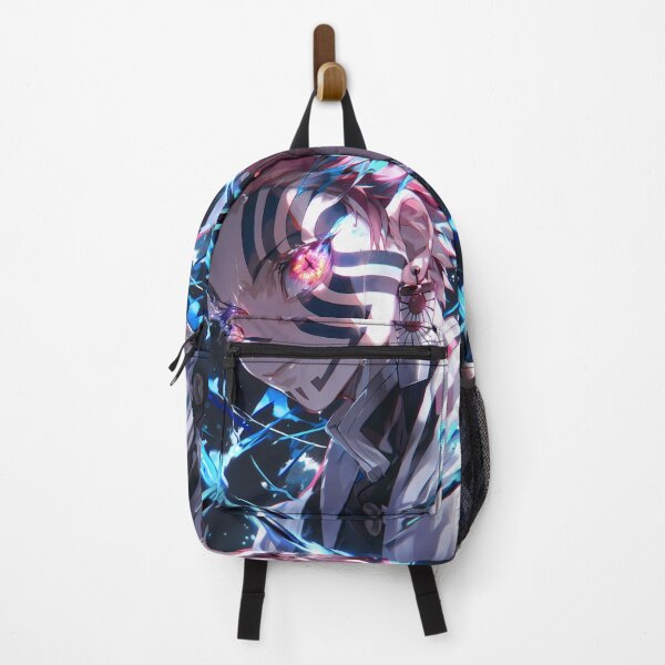 Item preview, Akaza Demon Slayer Neon Frost Gaze Anime designed and sold by earlobejerk.