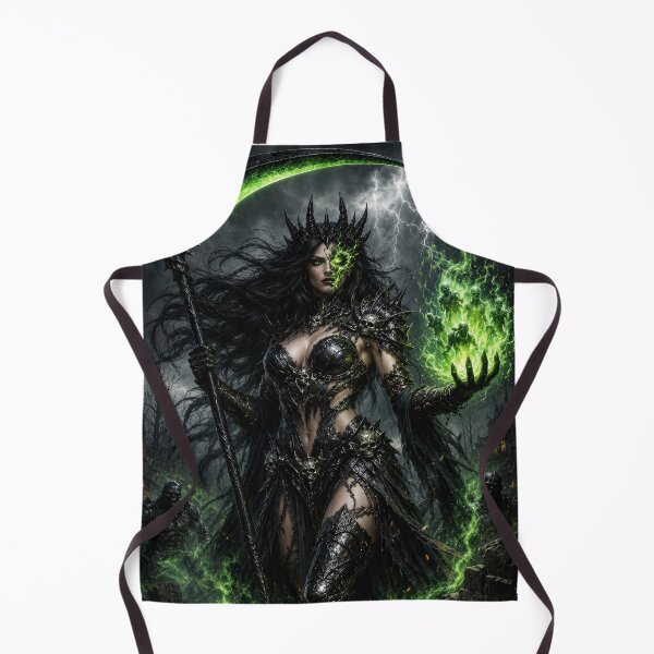 Item preview, Dark Sorceress Necromancer | Fantasy Witch Art designed and sold by DrakariArt.