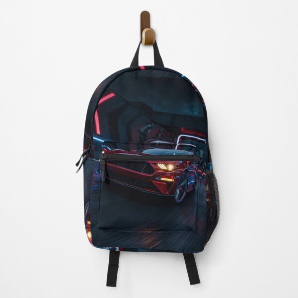 Item preview, High Speed Neon Tunnel Muscle Car Racing Digital Art designed and sold by RevUpDesign.