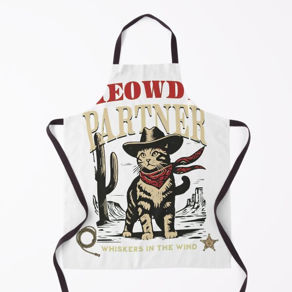 Item preview, Meowdy Partner Cat Cowboy Desert designed and sold by NeonMashup.