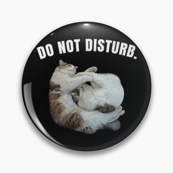 Item preview, Do Not Disturb - Sleeping Cat Design designed and sold by MB-CatPrints.