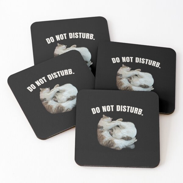 Item preview, Do Not Disturb - Sleeping Cat Design designed and sold by MB-CatPrints.