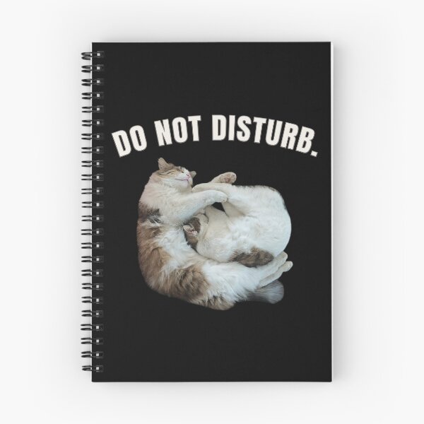 Item preview, Do Not Disturb - Sleeping Cat Design designed and sold by MB-CatPrints.