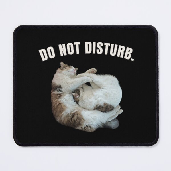 Item preview, Do Not Disturb - Sleeping Cat Design designed and sold by MB-CatPrints.