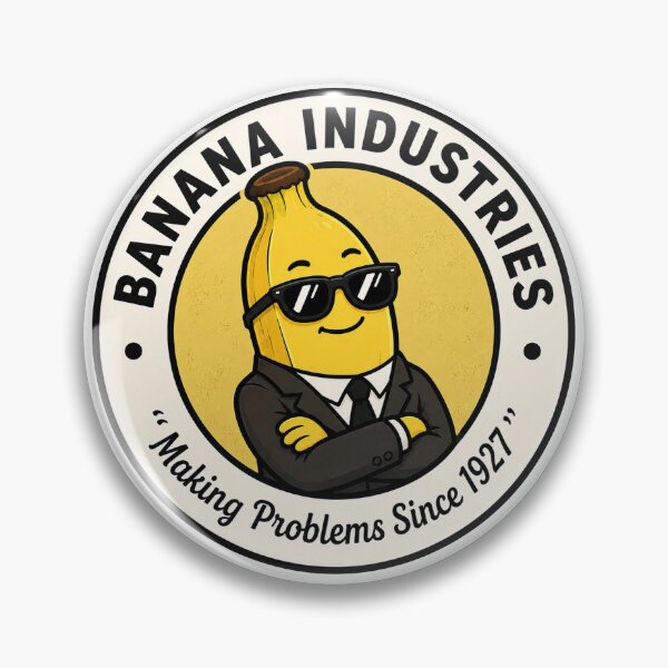 Item preview, Funny Banana Industries Making Problems Since 1927 Cartoon Humor designed and sold by MonkiFlipp.