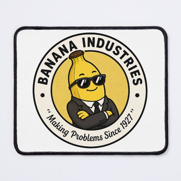 Item preview, Funny Banana Industries Making Problems Since 1927 Cartoon Humor designed and sold by MonkiFlipp.