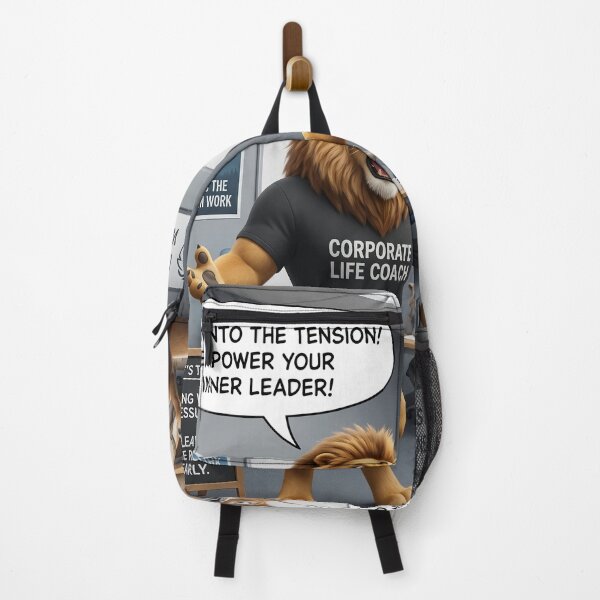 Item preview, Lions Mandatory Wellness Seminar Funny Corporate Burnout Meme designed and sold by SoftAuraStudi0.