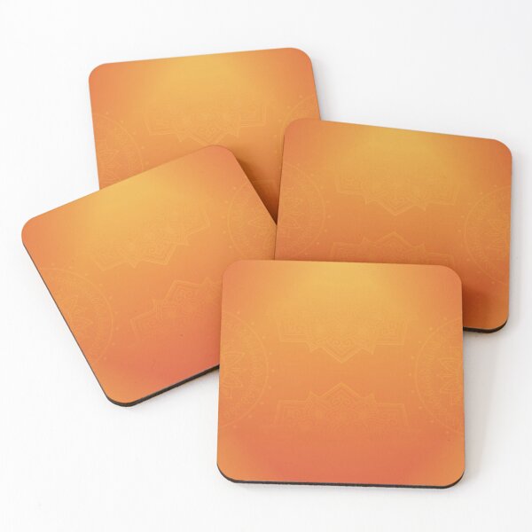 Item preview, Warm Orange Mandala Background – Minimalist Boho Decorative Pattern designed and sold by Apurva Joshi.