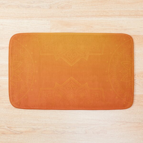 Item preview, Warm Orange Mandala Background – Minimalist Boho Decorative Pattern designed and sold by Apurva Joshi.