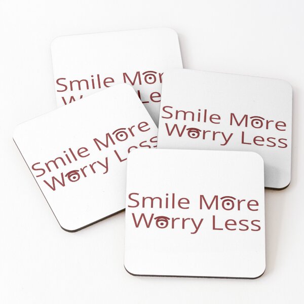 Item preview, SMILE MORE WORRY LESS designed and sold by MR4me.