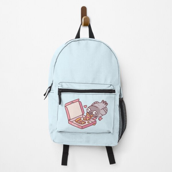 Item preview, Cute Pigeon Found Pepperoni Pizza From A Pizza Box designed and sold by rustydoodle.