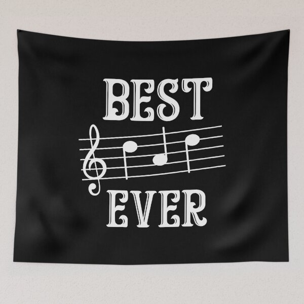 Item preview, Best dad ever music notes designed and sold by Dmo3HarkoArt.