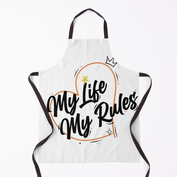 Item preview, My Life My Rules Script Heart Quote designed and sold by sawsan-art.