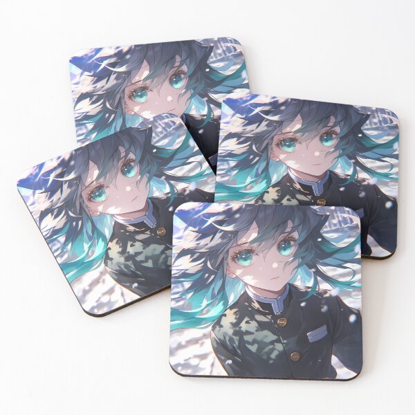Item preview, Muichiro Tokito Demon Slayer Snowfall Calm Blue Eyes designed and sold by earlobejerk.