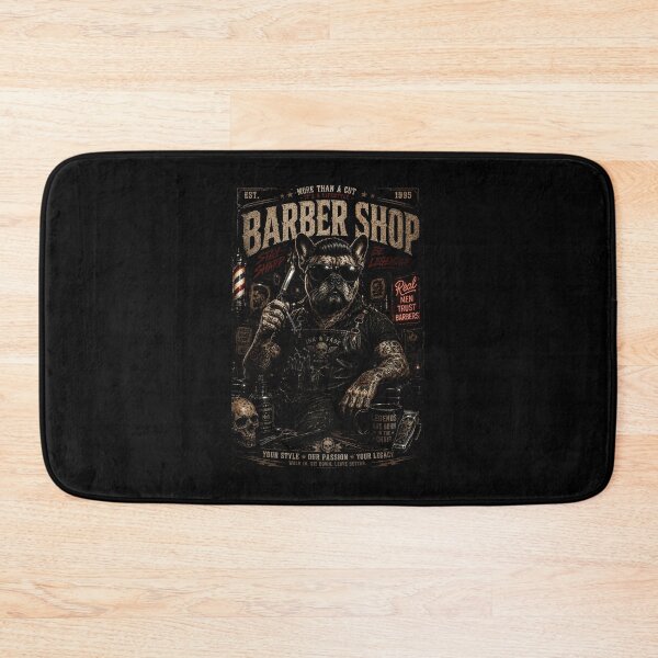 Item preview, Legendary Bulldog Barber Vintage Shop with Classic Tattoo Vibes designed and sold by Modaozushi216.