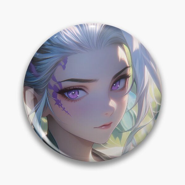 Item preview, Daki Demon Slayer Purple Garden Anime Girl Waifu designed and sold by earlobejerk.