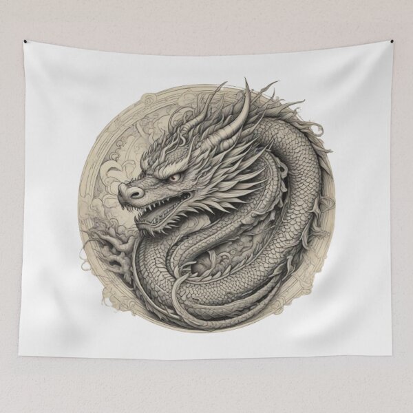 Item preview, Traditional Japanese Dragon designed and sold by Kirrindy Designs.