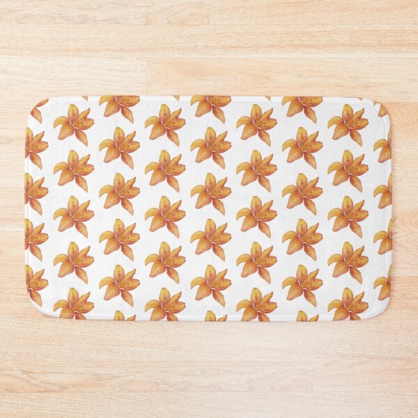 Item preview, Orange watercolour flower designed and sold by gouriiva.