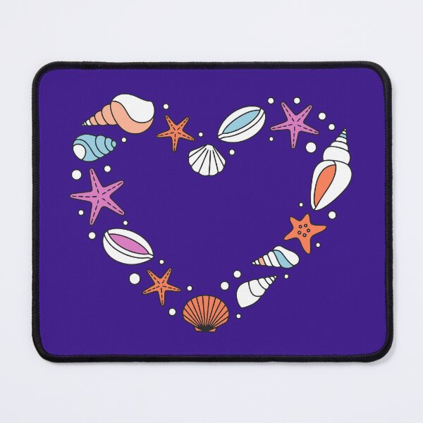 Item preview, Pastel Seashell Heart Cute Coastal Beach Starfish Ocean designed and sold by SolutionsArt.