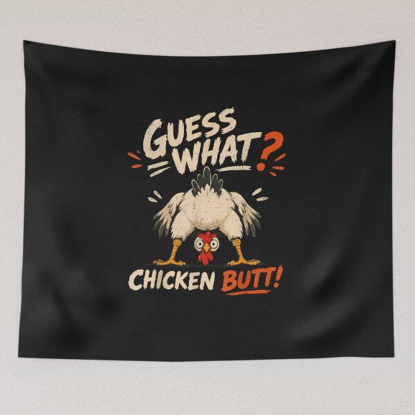 Item preview, Funny Chicken Graphic Tee Men Women Kids Chicken Butt designed and sold by FrankIsabel.