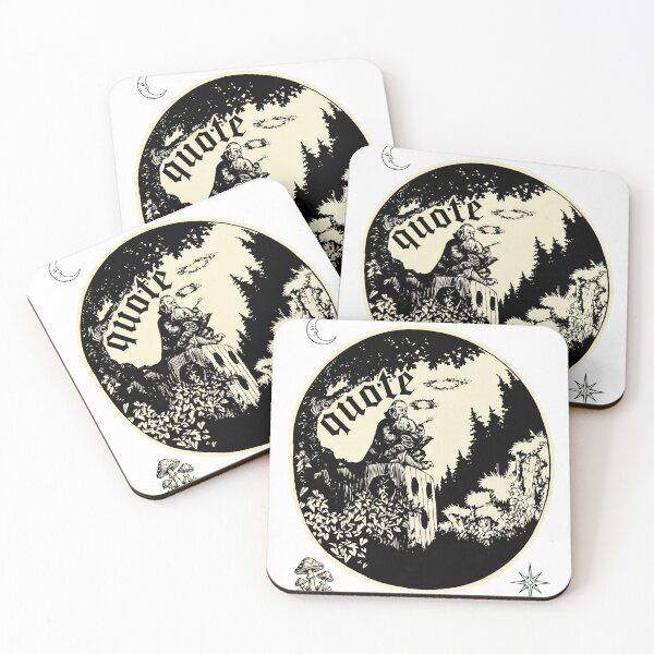 Item preview, Mystic Hermit Smoking Pipe Forest Circle Design designed and sold by sawsan-art.
