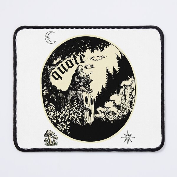 Item preview, Mystic Hermit Smoking Pipe Forest Circle Design designed and sold by sawsan-art.