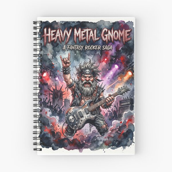 Item preview, Small Guy, Loud Music – Heavy Metal Gnome  designed and sold by Organized-ish.