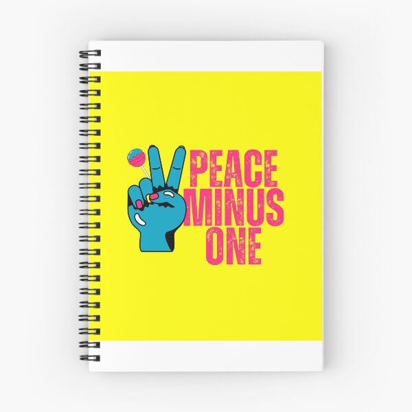 Item preview, Peace Minus One | Neon Peace Sign Illustration Yellow designed and sold by New Moon Inspiration.