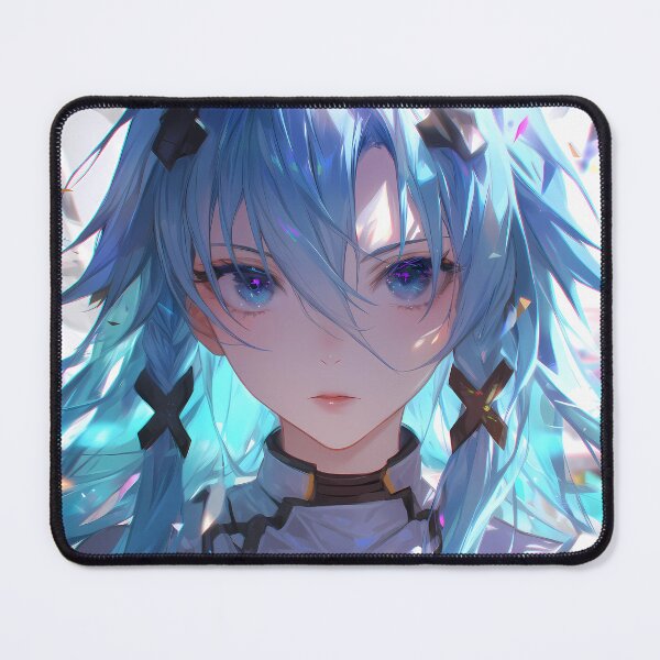 Item preview, Sinon Sword Art Online Blue Crystal Anime Girl Focus designed and sold by earlobejerk.