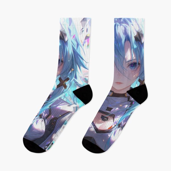 Item preview, Sinon Sword Art Online Blue Crystal Anime Girl Focus designed and sold by earlobejerk.