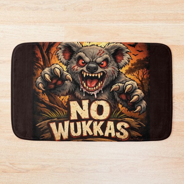 Item preview, Dropbear - No Wukkas designed and sold by The Aussie Muse • Purple Empress  .