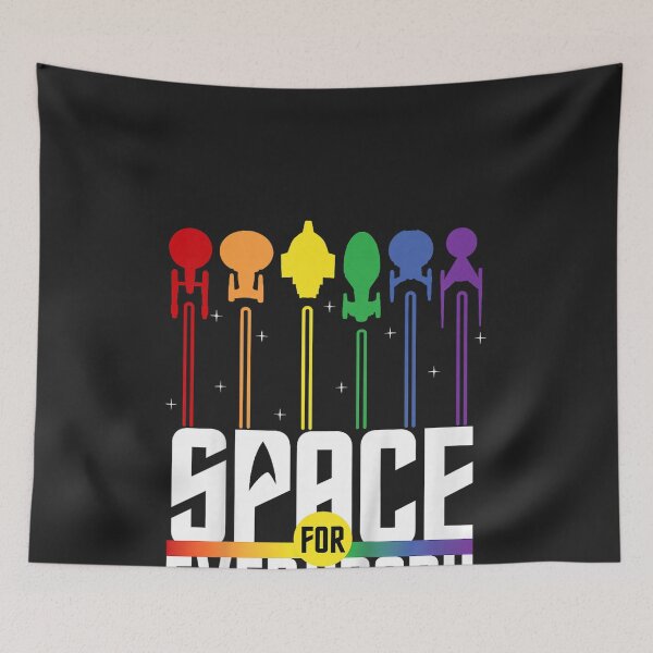 Item preview, Star Trek Pride Space for Everybody Officially Licensed designed and sold by CriseldaBruning.