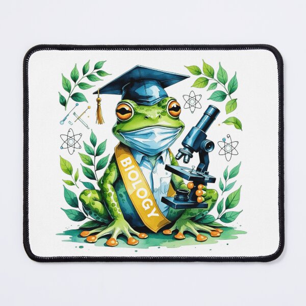 Item preview, Watercolor Frog Biology Science Graduate designed and sold by AQUILAKREO.
