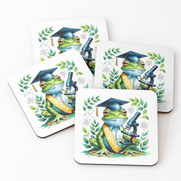 Item preview, Watercolor Frog Biology Science Graduate designed and sold by AQUILAKREO.