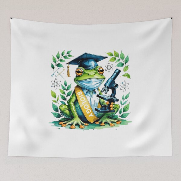 Item preview, Watercolor Frog Biology Science Graduate designed and sold by AQUILAKREO.