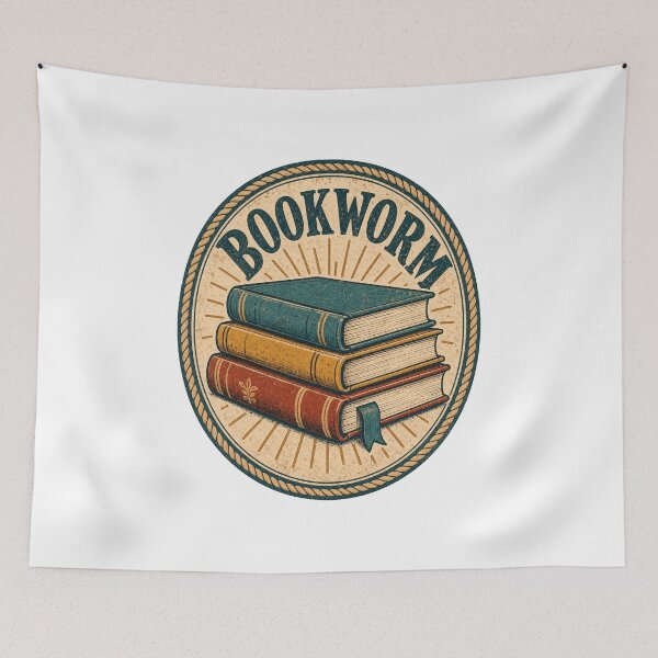 Item preview, Bookworm Book Stack For Bookworms designed and sold by pirminio.