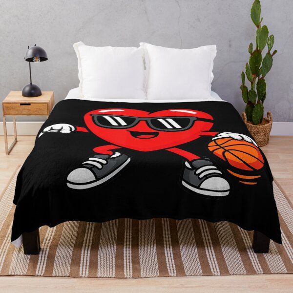 Item preview, Basketball Is My Valentine Funny Heart Cartoon Sports Lover designed and sold by allistermariam.