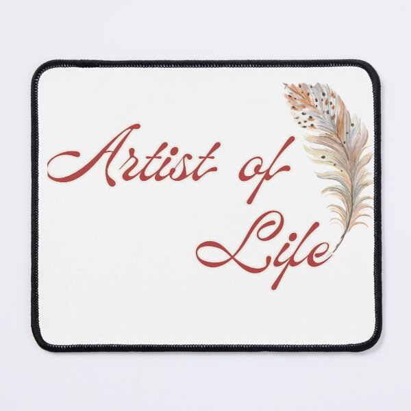 Item preview, Artist of Life – Elegant Feather Typography Design. designed and sold by ArtfulLife3456.