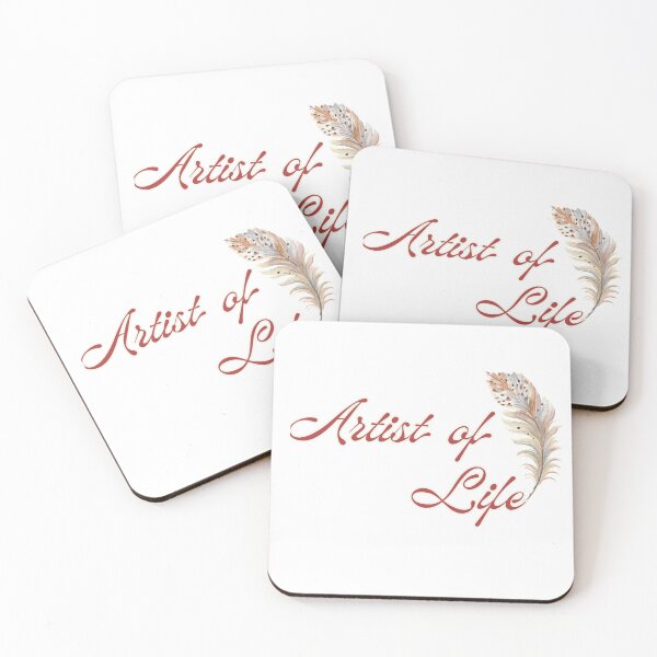Item preview, Artist of Life – Elegant Feather Typography Design. designed and sold by ArtfulLife3456.