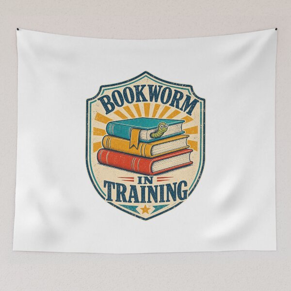 Item preview, Bookworm in Training Reading Gift designed and sold by pirminio.