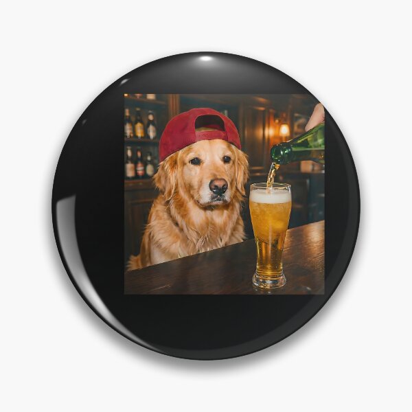 Item preview, Funny Golden Retriever Drinking Beer Meme designed and sold by FrankIsabel.