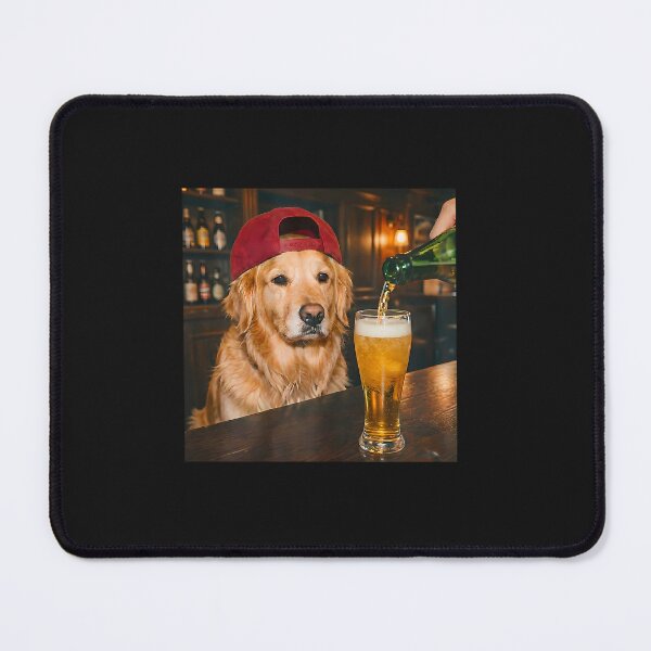 Item preview, Funny Golden Retriever Drinking Beer Meme designed and sold by FrankIsabel.