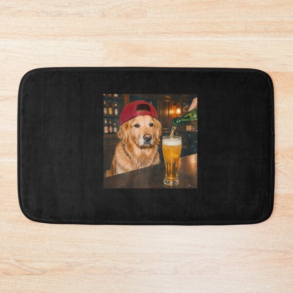 Item preview, Funny Golden Retriever Drinking Beer Meme designed and sold by FrankIsabel.